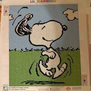 Lil Diamondz Happy Snoopy Diamond Art